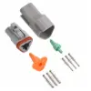 DT 3 Pin Conn Kit Solid Nickle 16-14