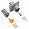 DT 3 Way Receptacle Kit Solid Nickle 16-14