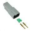 Deutsch DT 2 Way Receptacle Kit Solid Gold 16-14