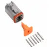 DT 6 WAY PLUG KIT SOLID NICKLE