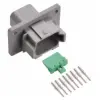 DT 8 Way Flanged Kit Nickle Solid Recep