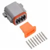 DT 8 Pin Plug Conn Kit Nickle Solid