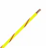 TXL 22 YELLOW/RED STRIPED WIRE