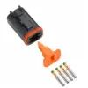 DT 4 Way Black Plug Kit Solid Gold