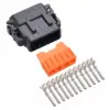 DTM 12 Way Plug Kit Nickle Stamped Black