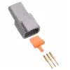 DTM 3 Way Receptacle Kit Gold Solid