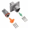 DT 3 Way Flanged Kit Stamped Nickle
