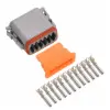 DT 12 Way Kit Stamped Nickle Plug