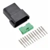 DT 12 Way Kit Solid Nickle Black Recep