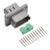 DT 12 Way Flanged Kit Solid Nickle Recep