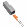 DTM 2 Way Receptacle Kit Nickle Solid