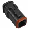 DT 6 WAY CONNECTOR WITH SB ADAPTER-BLACK