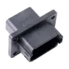 REC, 12P, BLK, E, Flange, A - DT04-12PA-CL06, image 1 of 2