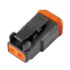 DT06-2S Black EHANCED Seal RET - DT06-2S-P012, image 2 of 2