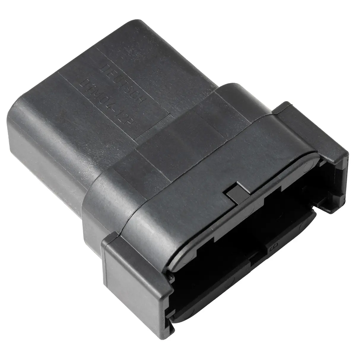REC, 12P, BLK, N, B - DTM04-12PB, image 1 of 2