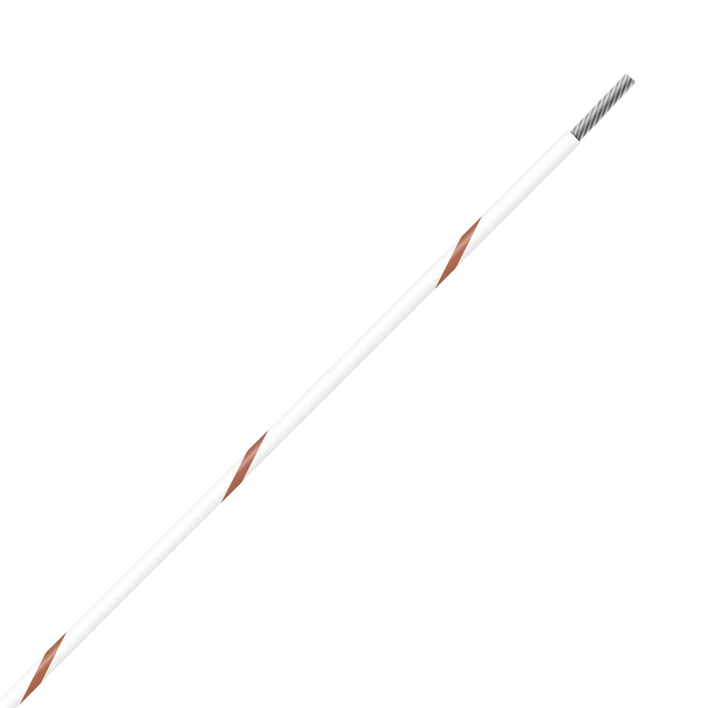M22759/32-18-91 White/Brown BTF Stripe - M22759/32-18-91-PRSP, image 1 of 2