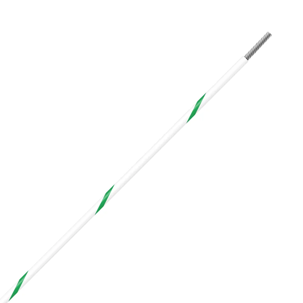 M22759/32-22-95 White/Green BTF Stripe - M22759/32-22-95-PRSP, image 1 of 2