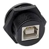 Panel Mount USB JACK B Type - USB-B-RECEP, image 1 of 2