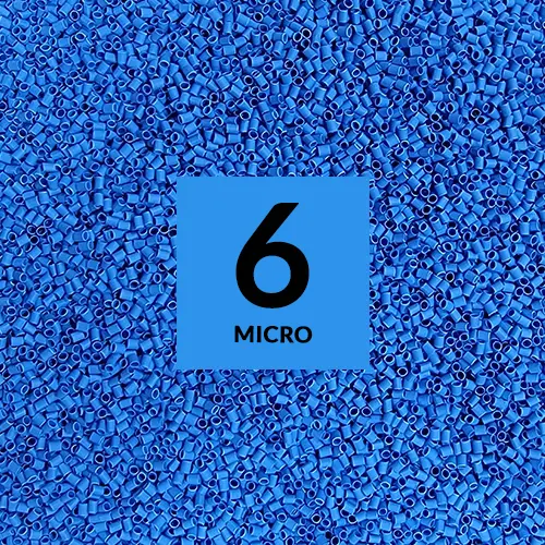 1/16" Blue Micro IDENT Refill 500PCS - 0625-BLUE-500