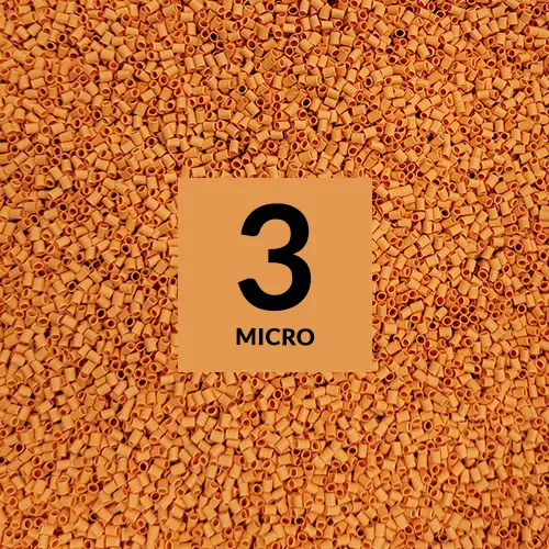 1/16" Orange Micro IDENT Refill 500PCS - 0625-ORANGE-500