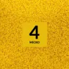 1/16" Yellow Micro IDENT Refill 500PCS - 0625-YELLOW-500