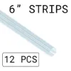 1/2", Clear, Refill, 12 X 6in PCS - 1/2-CLR-RF