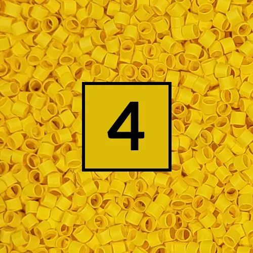 1/8" Yellow IDENT Refill 250PCS - 125-YELLOW-250