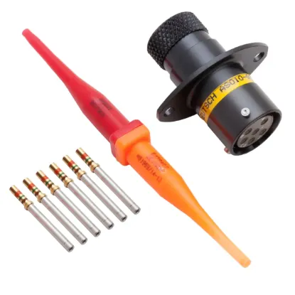 AS,6 Way,FLG,SKT,A Key,Yellow - AS010-98SA