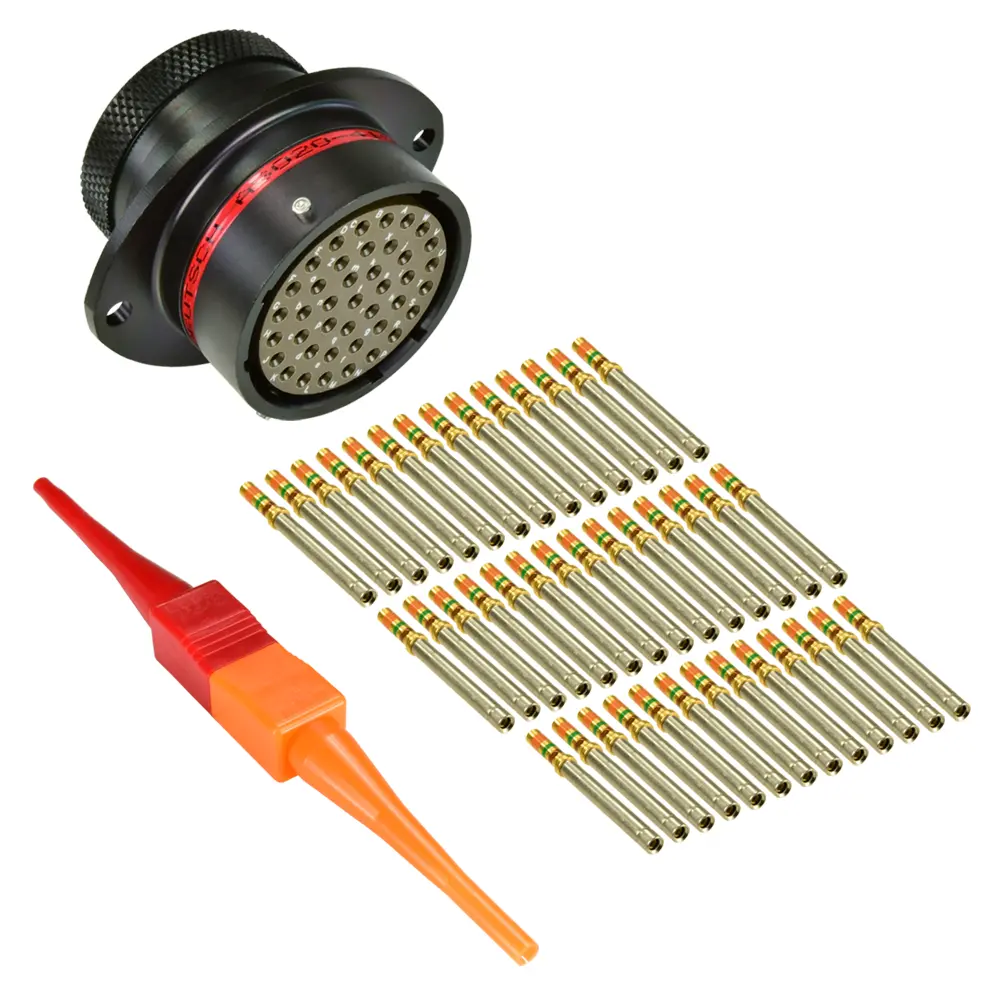 AS,41 Way,FLG,SKT,N Key,Red - AS020-41SN