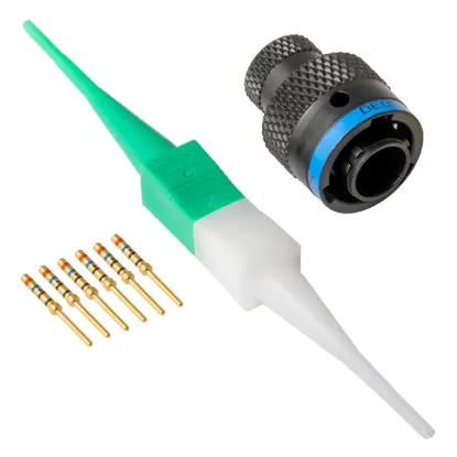 AS,6 Way,PLG,Pin,B Key,Blue - AS607-35PB