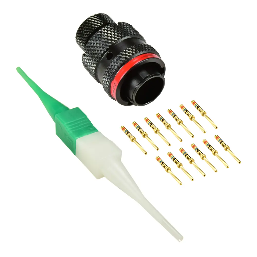 AS,13 Way,PLG,Pin,N Key,Red - AS610-35PN