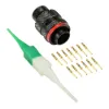 AS,13 Way,PLG,Pin,N Key,Red - AS610-35PN