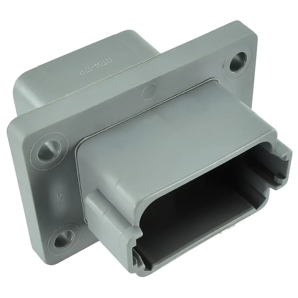 DT 12 Way Flanged Receptacle - DT04-12PA-L012