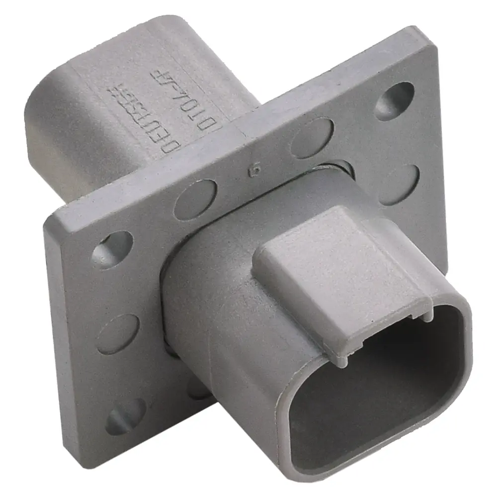 DT 4 Way Flanged Receptacle - DT04-4P-L012