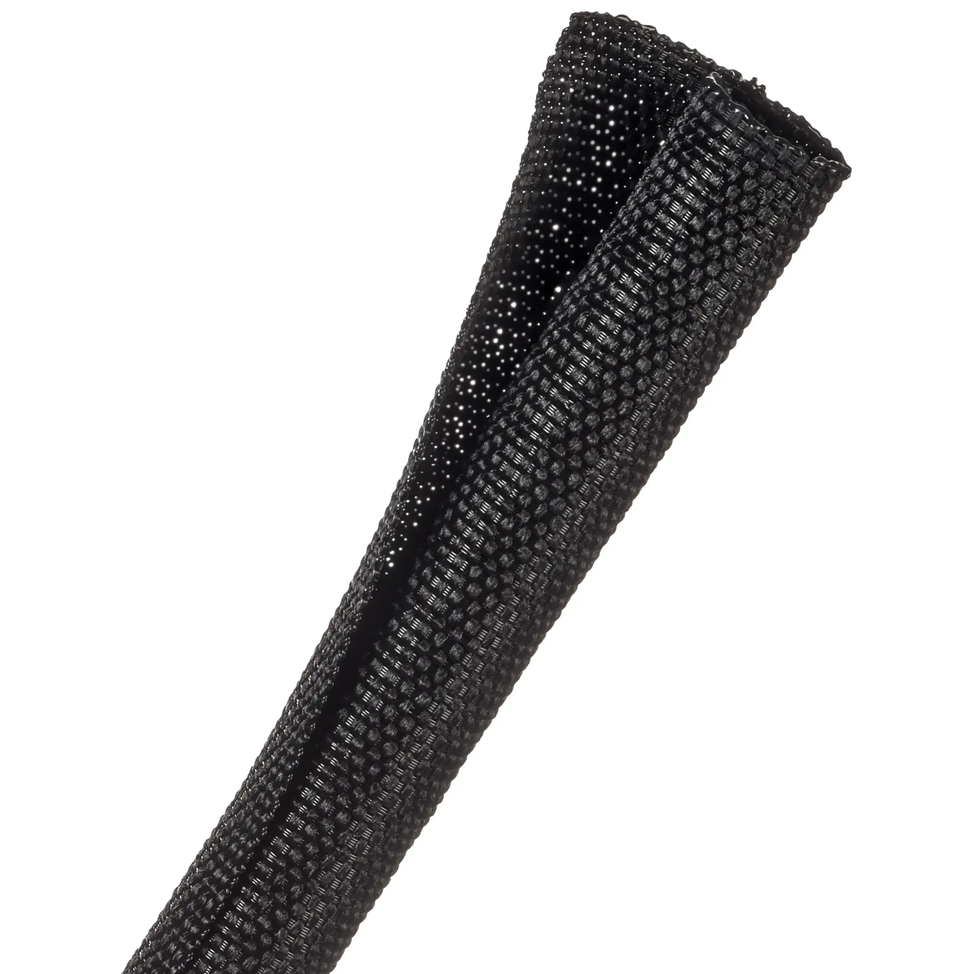 F6, Woven , Split Braid , 1/2" - F6W0.50BK