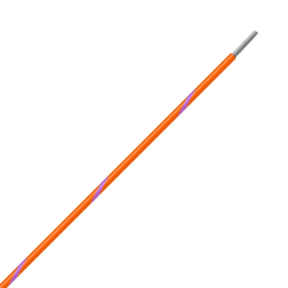 Orange/Violet Wire Tefzel 10 AWG - M22759/16-10-37