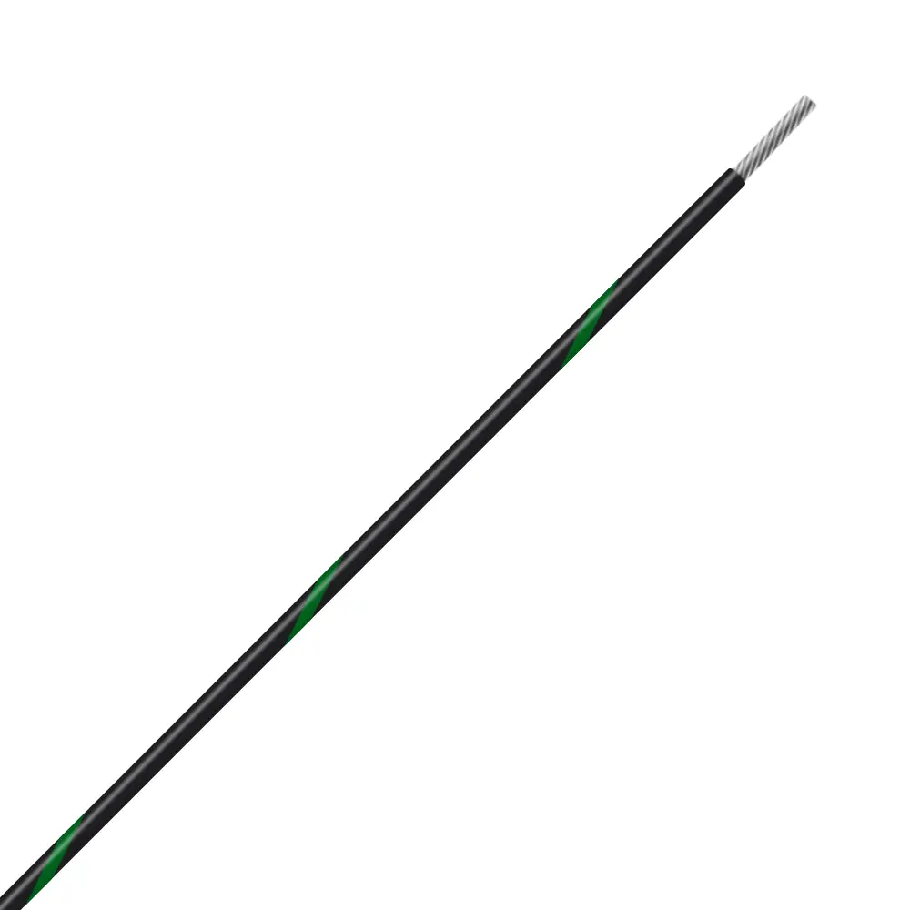 Black/Green Wire Tefzel 12 AWG - M22759/16-12-05