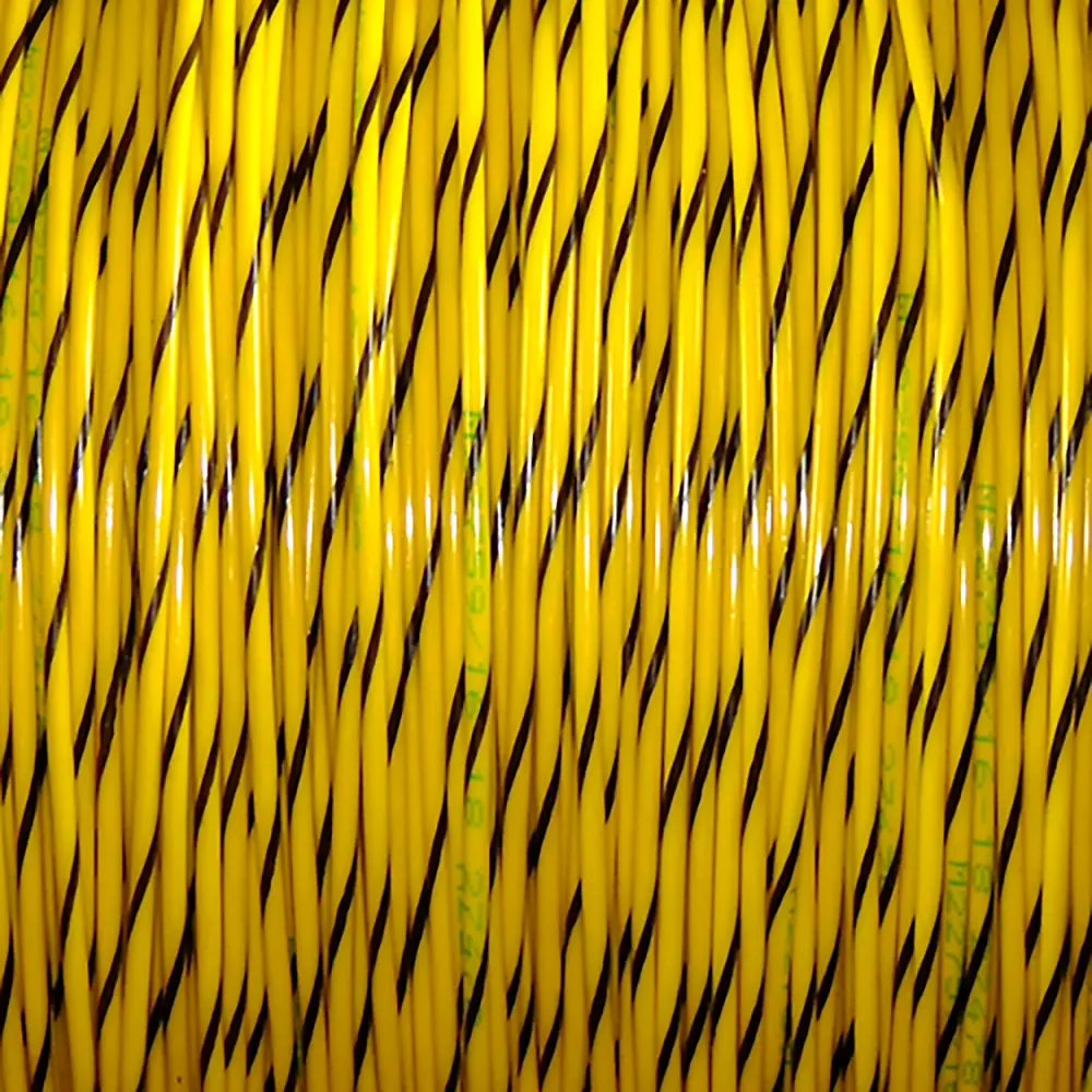 M22759/16-14-40 Yellow/Black Wire Tefzel 14 AWG