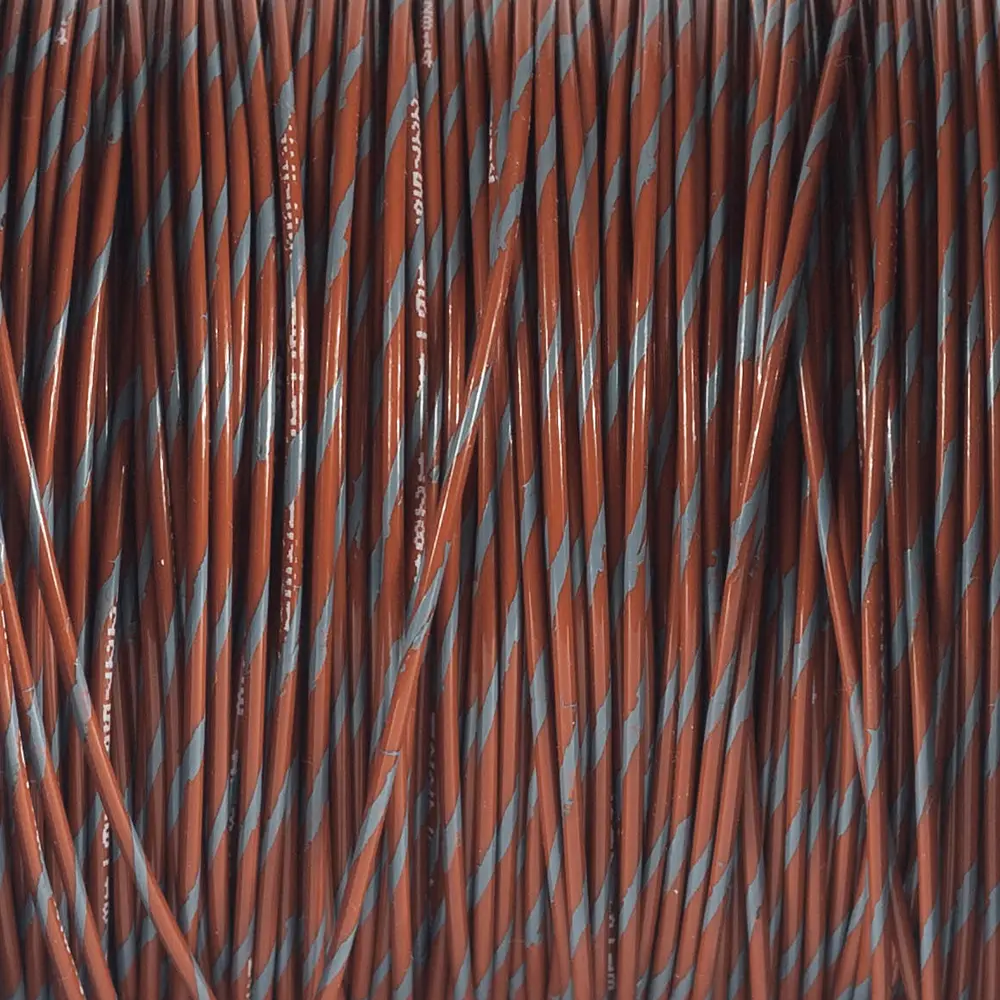 M22759/16-18-18 Brown/Gray Wire Tefzel 18 AWG
