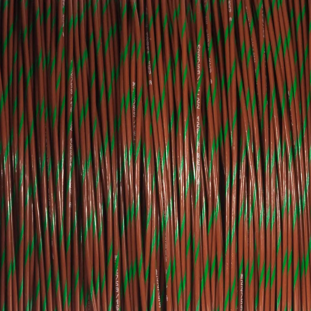 M22759/16-22-15 Brown/Green Wire Tefzel 22 AWG