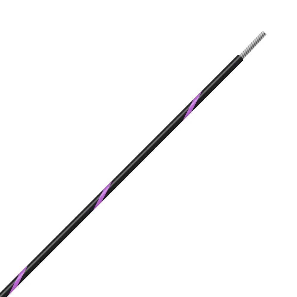 Black/Violet Wire Tefzel 24 AWG - M22759/16-24-07