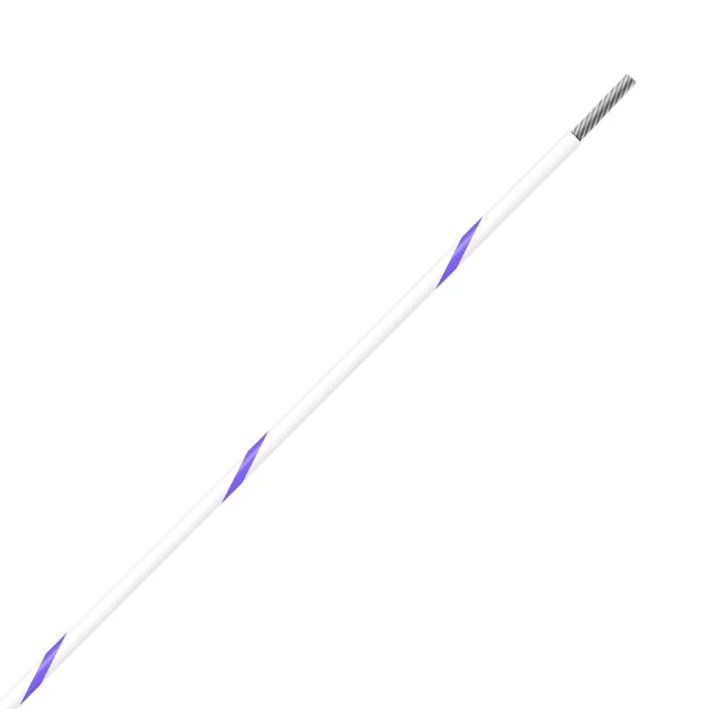 White/Violet Wire Tefzel 12 AWG - M22759/32-12-97