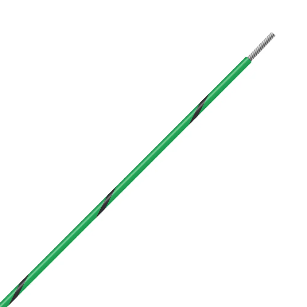 Green/Black Wire Tefzel 14 AWG - M22759/32-14-50