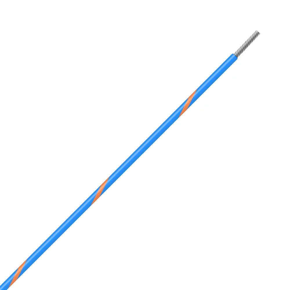 Blue/Orange Wire Tefzel 14 AWG - M22759/32-14-63
