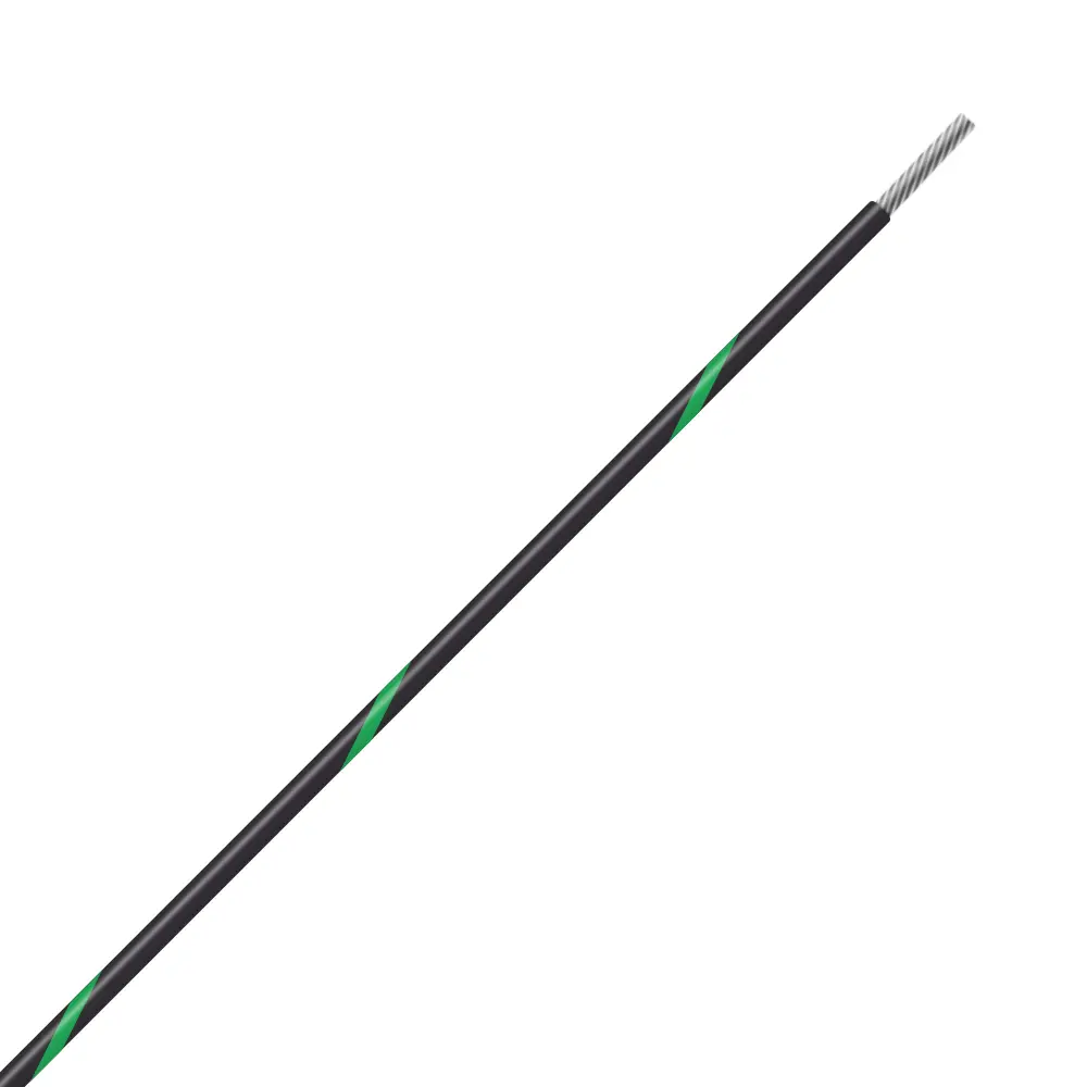 Black/Green Wire Tefzel 16 AWG - M22759/32-16-05