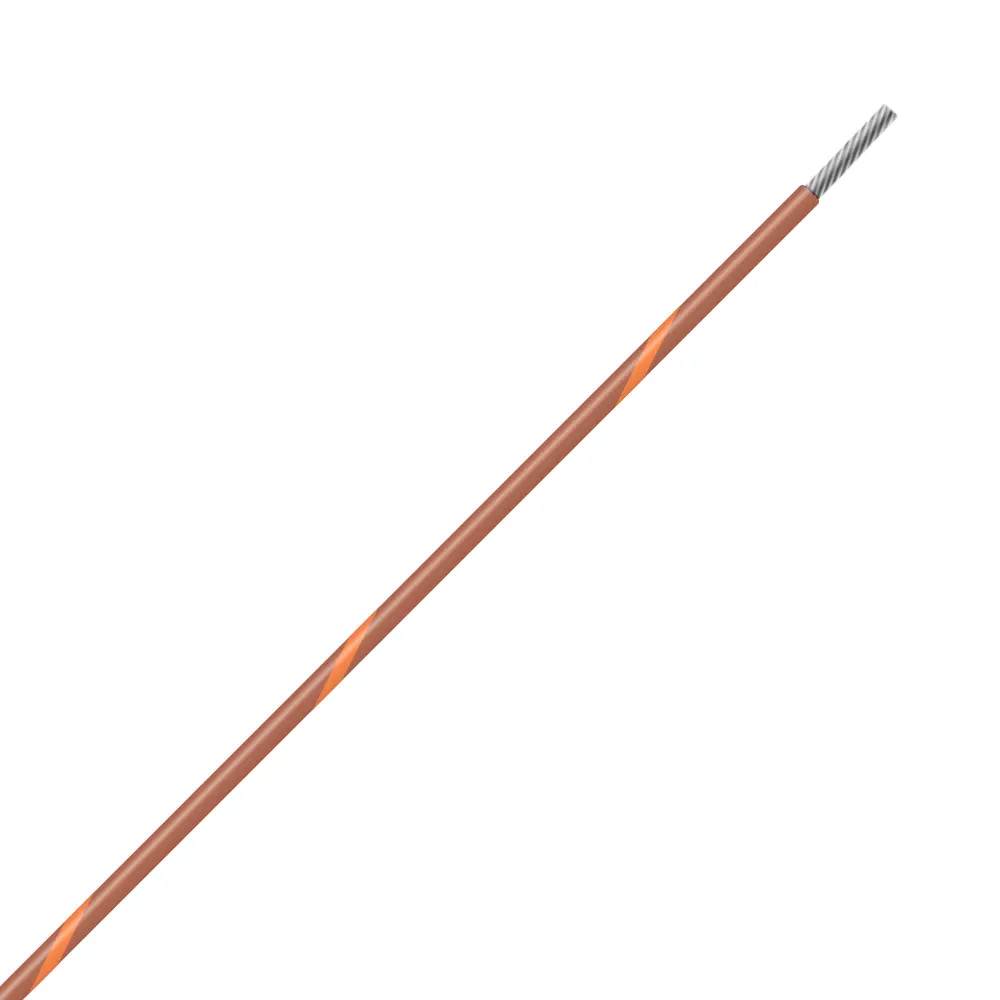 Brown/Orange Wire Tefzel 18 AWG - M22759/32-18-13