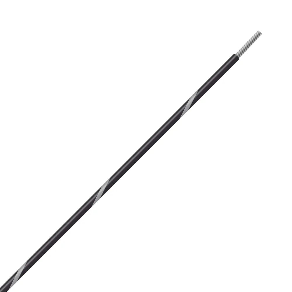 Black/Gray Wire Tefzel 22 AWG - M22759/32-22-08