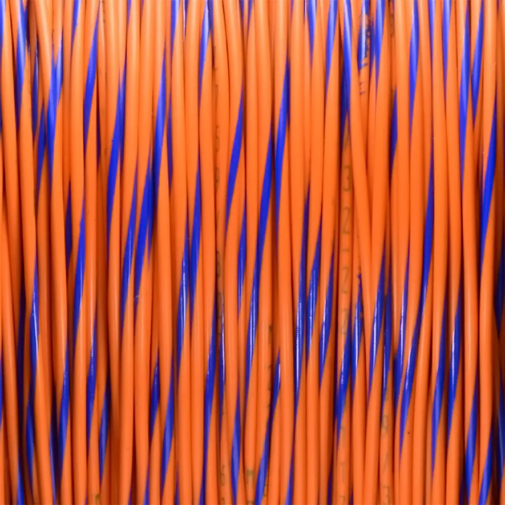 Orange/Blue Wire Tefzel 22 AWG - M22759/32-22-36