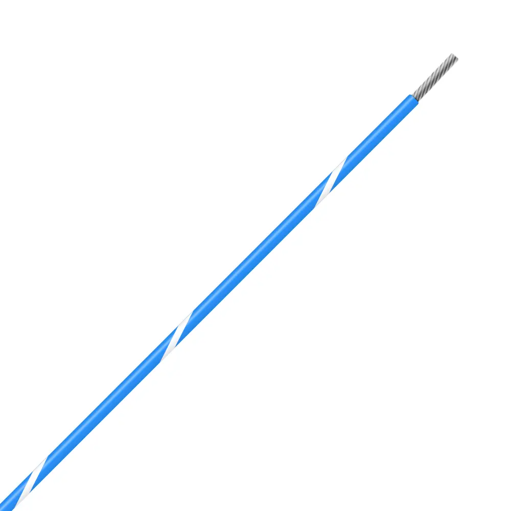 Blue/White Wire Tefzel 24 AWG - M22759/32-24-69