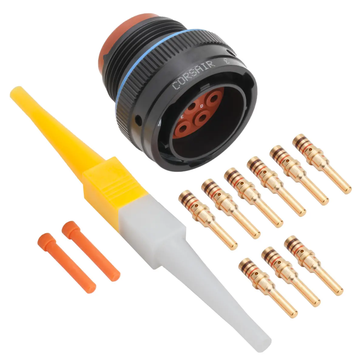 MS3476A18-8P Plug Connector Black